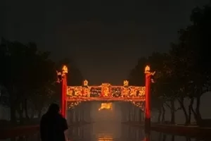 慢火厨房美食生活节目封面，砂锅与暖色灶台
