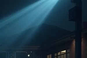 潮汐备忘录纪录片封面，退潮后的滩涂纹理