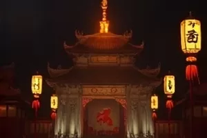 半糖叙事轻喜综艺封面，录影棚彩色圆灯
